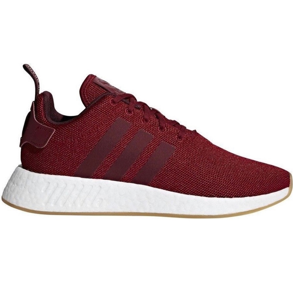 🆕 adidas NMD_R2 Collegiate Burgundy/Maroon Men’s